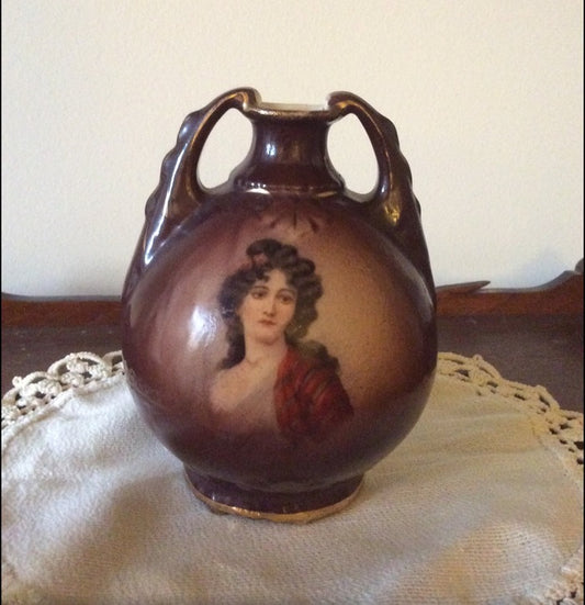 Austrian Portrait Vase