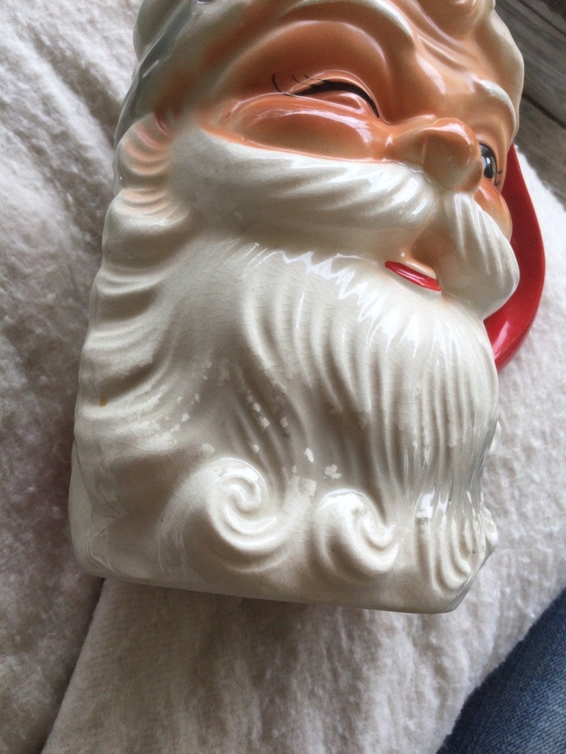 Brinn’s Winking Santa Pitcher