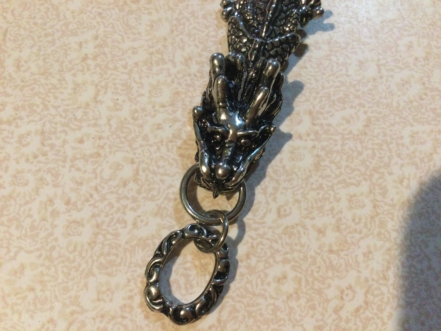 Vtg Silvertone Dragon Bracelet