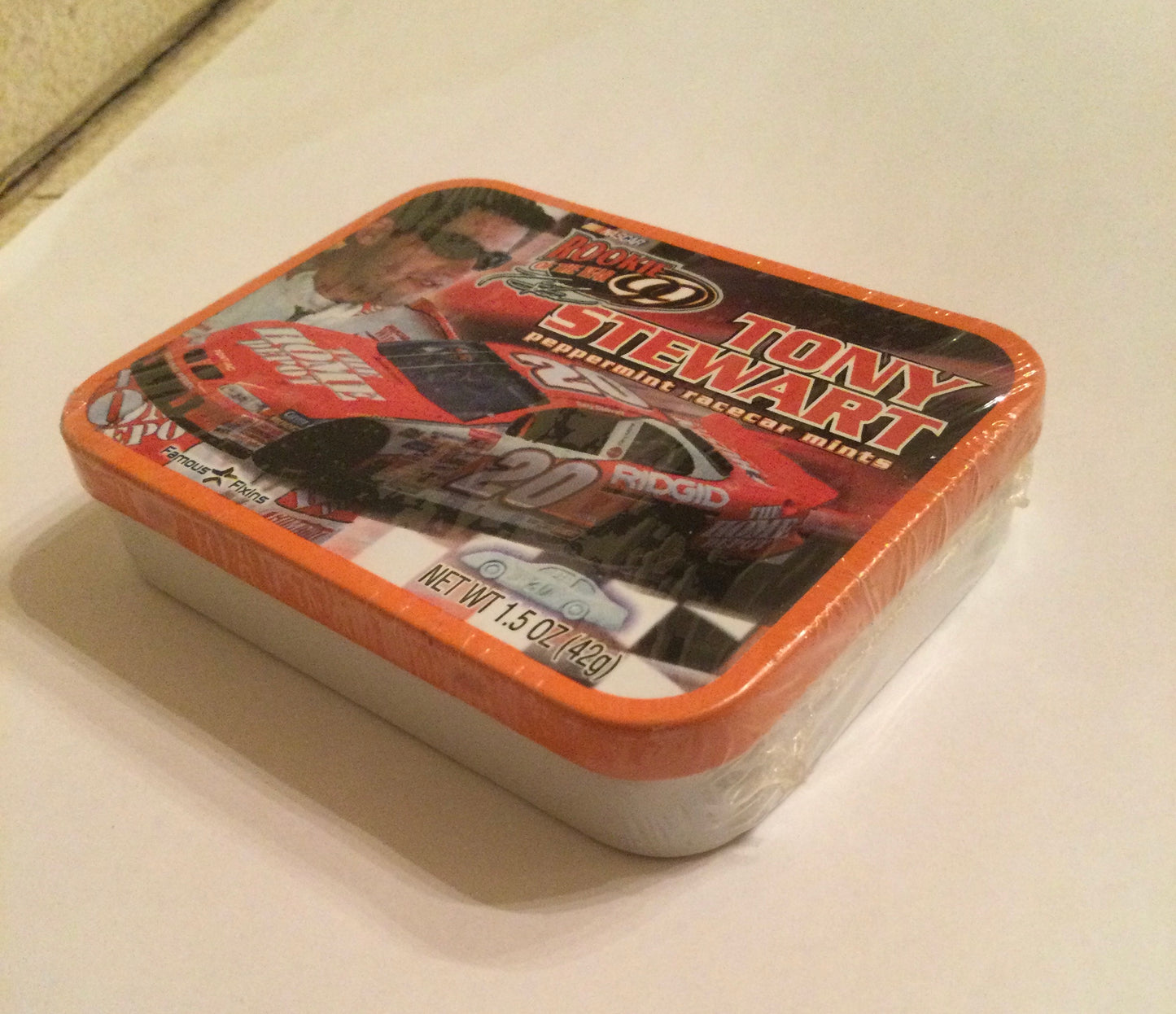 Tony Stewart Peppermint Racecar Mints Sealed