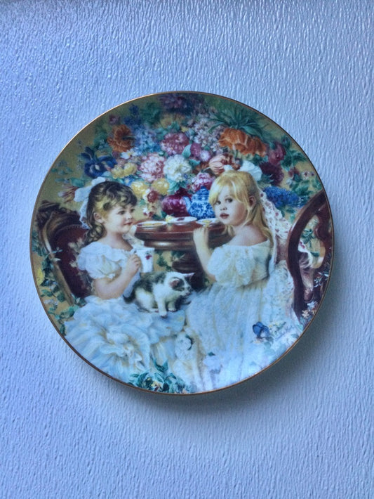 The Bradford Exchange 1991 Plate ‘The Tea Party’