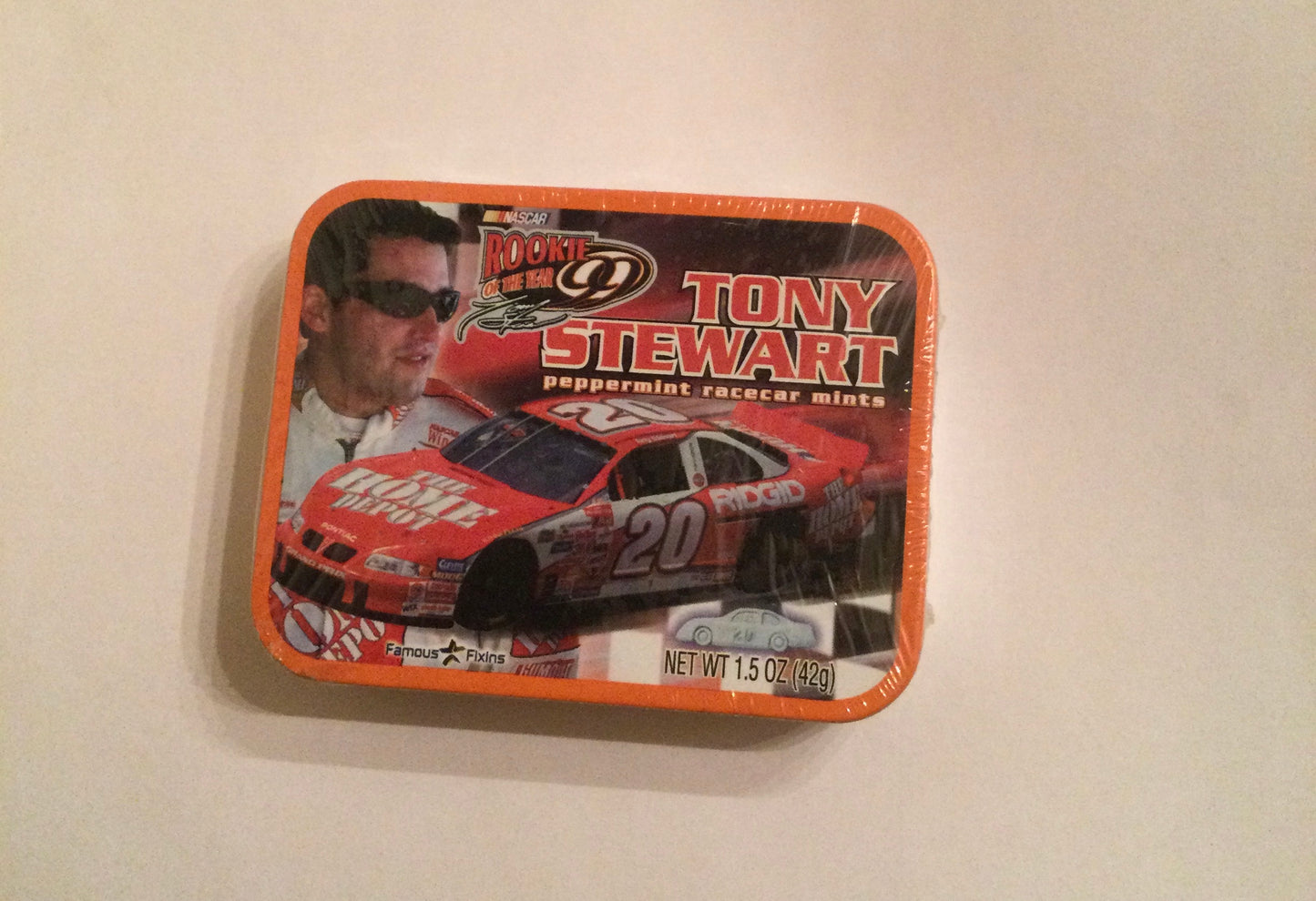 Tony Stewart Peppermint Racecar Mints Sealed