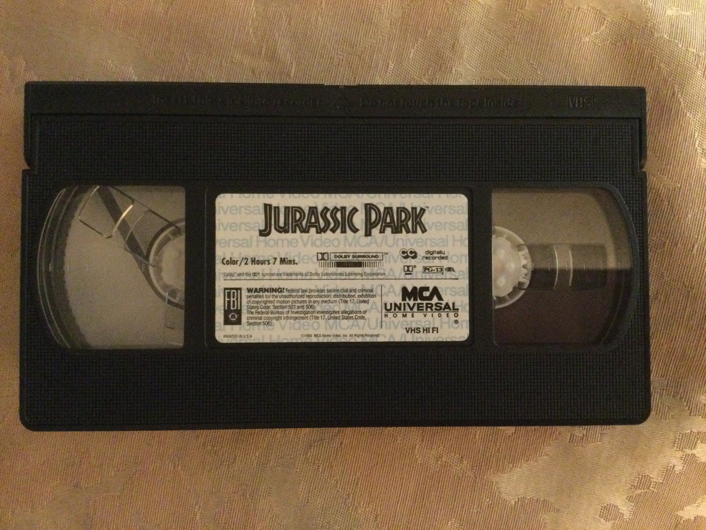 VHS Jurassic Park 1993