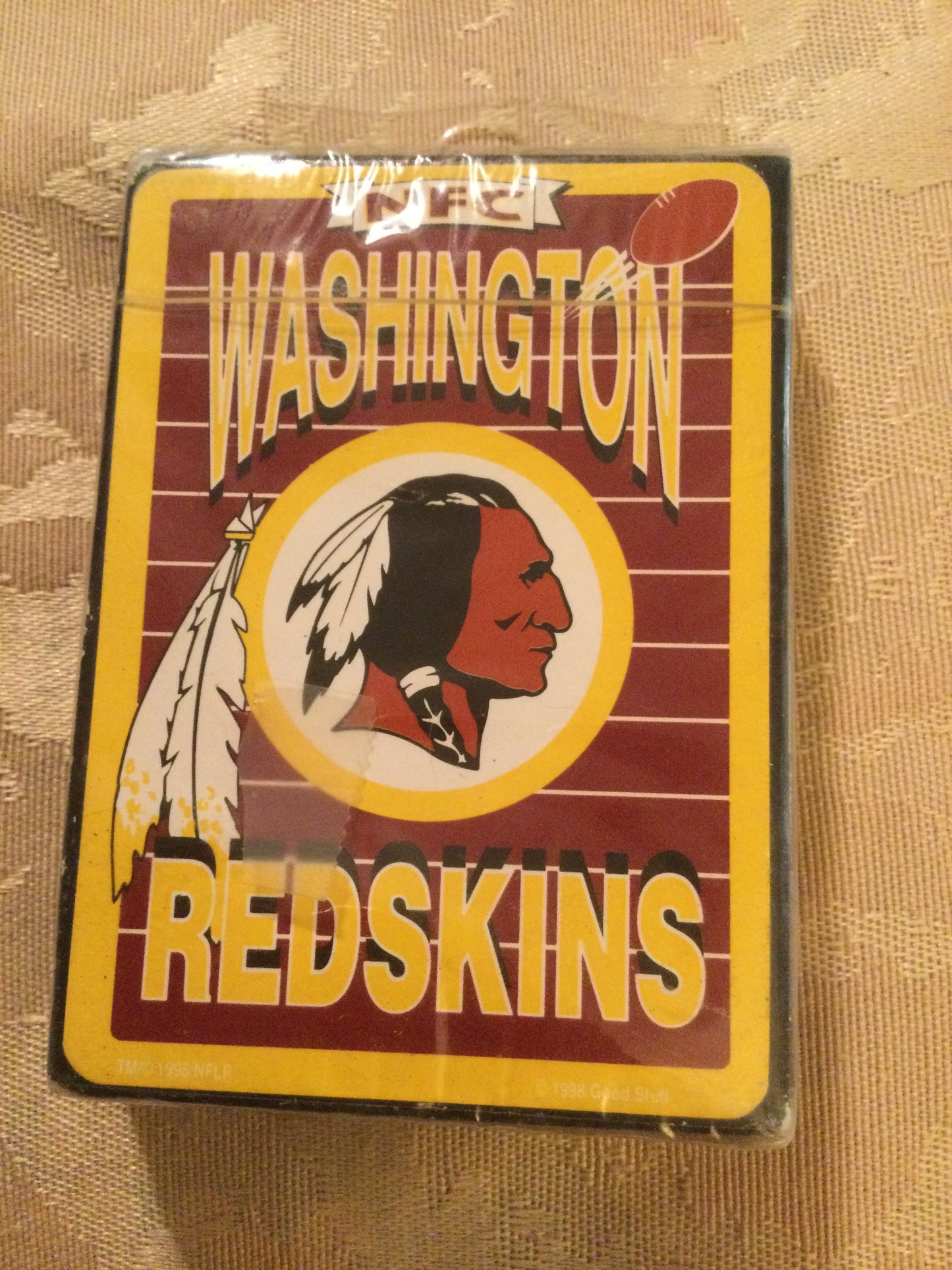 Vtg Washington Redskins Playing Cards Sealed