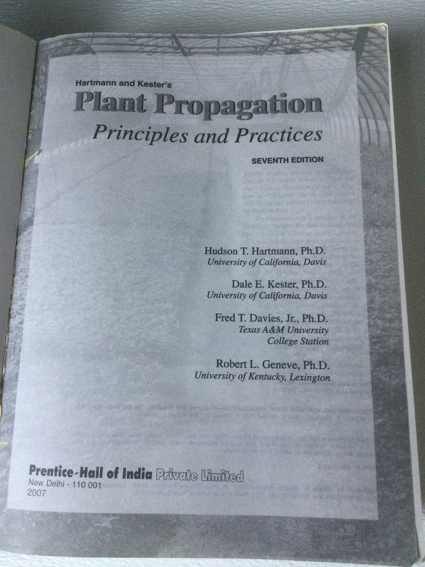 Book Plant Propagation