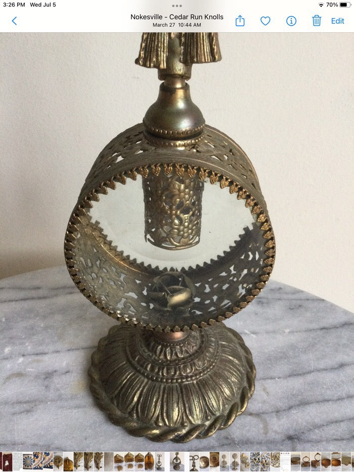 (EA#) Guildcrest Ormolu Perfume Bottle