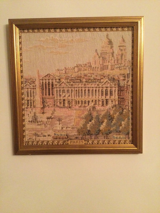 (H#)Framed Tapestry Paris