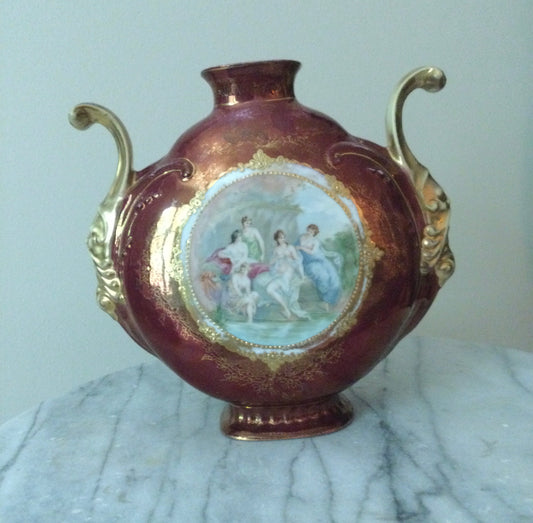 (G#) Royal Saxe Vase