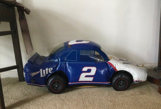(T#) Nascar-Miller Lite  Rusty Wallace inflatable car