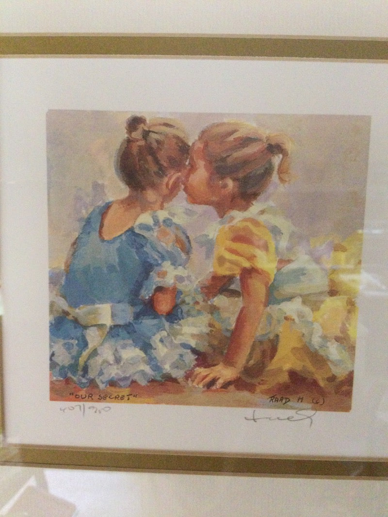 (H#) Lucelle Raad Signed Lithograph with COA