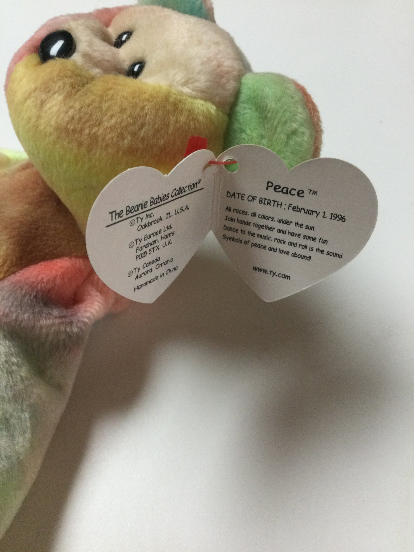 (T#) Beanie Baby ‘Peace’ 1996