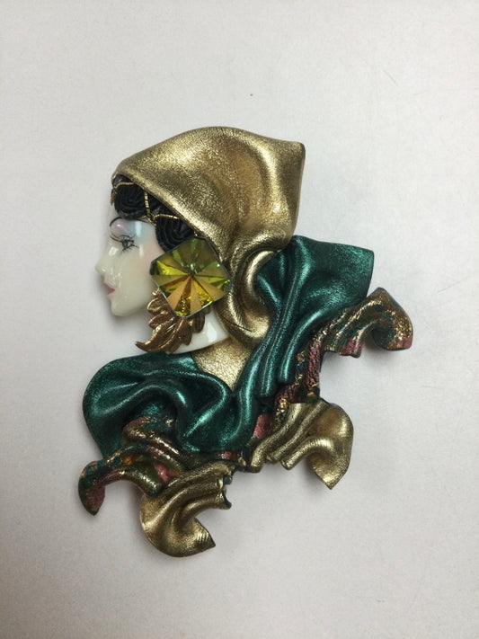 (N#) Portrait Brooch 1980’s