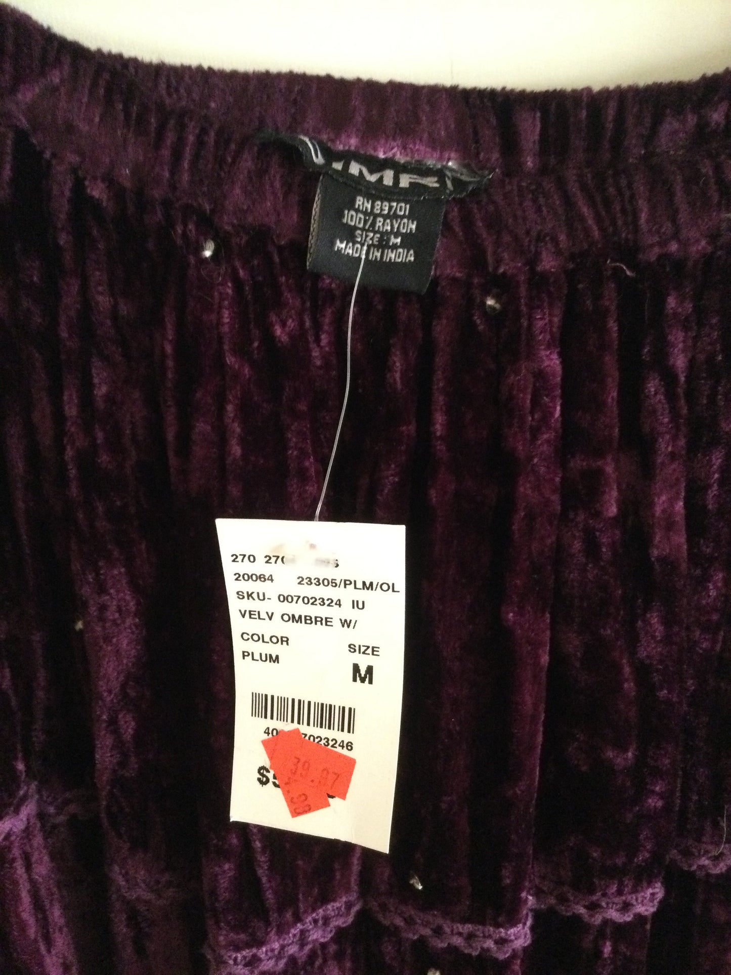 (ZZ#)Dresses- Hippie Skirt Purple Velvet SOLD!