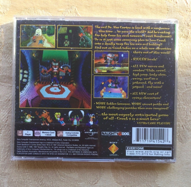 Playstation Crash Bandicoot 2