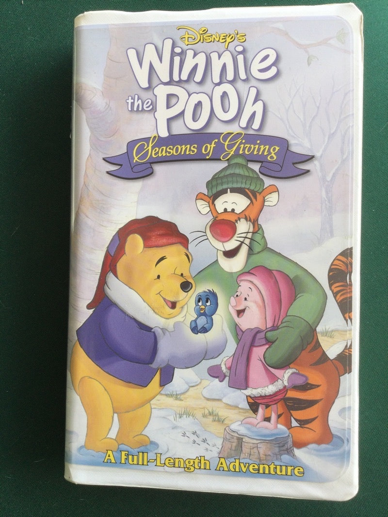 VHS Winnie the Pooh Seasons of Giving