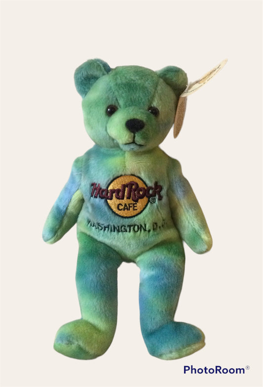 (T#) Hard Rock Cafe Collectible Bear 2001